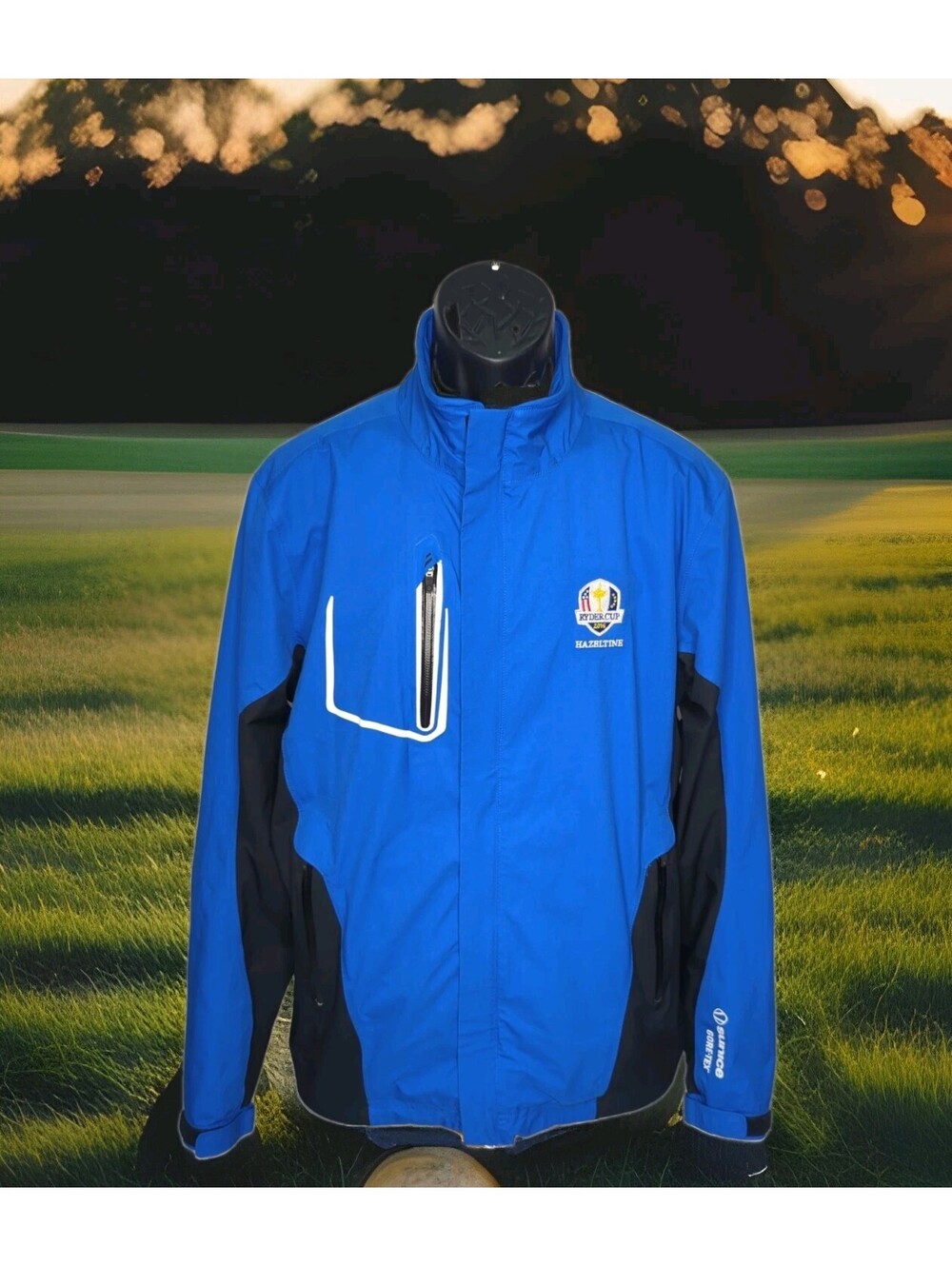 Sunice Hurricane Gore-Tex Golf Rain Jacket Mens Large Waterproof Ryder Cup Logo